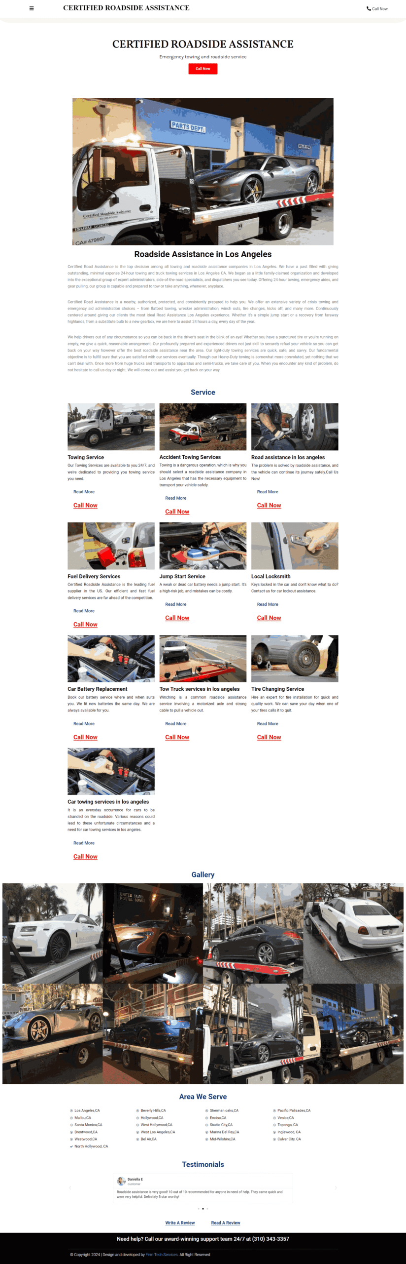 Certified Road Assistance