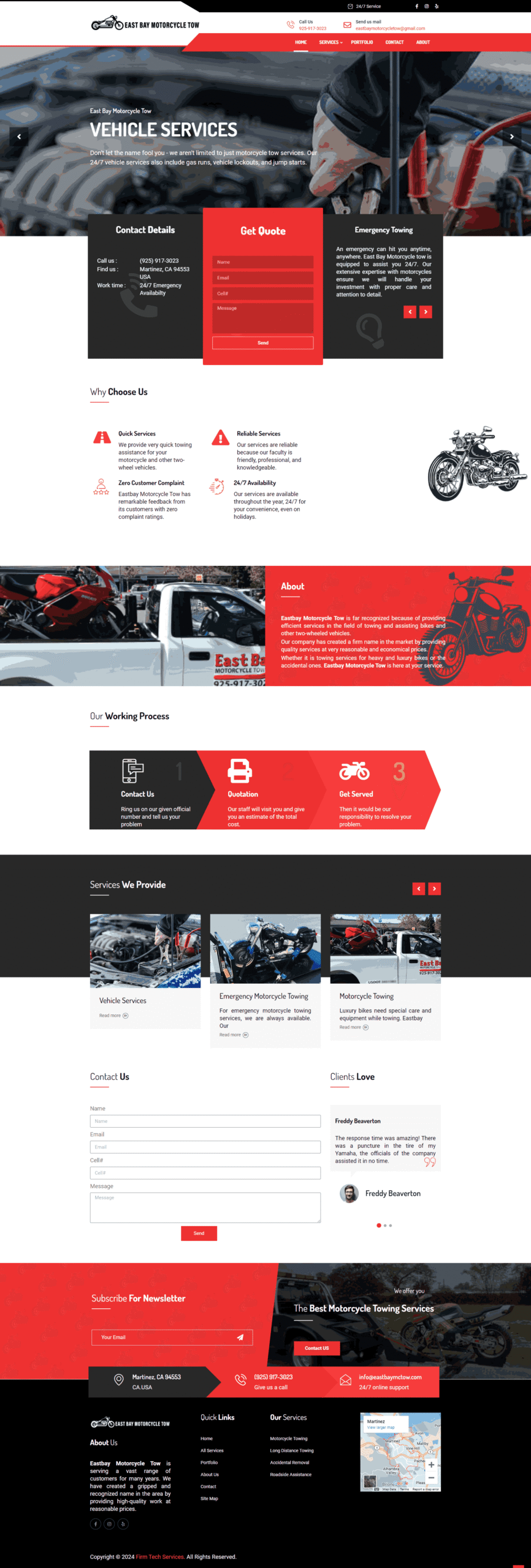 Eastbay Motorcycle Tow