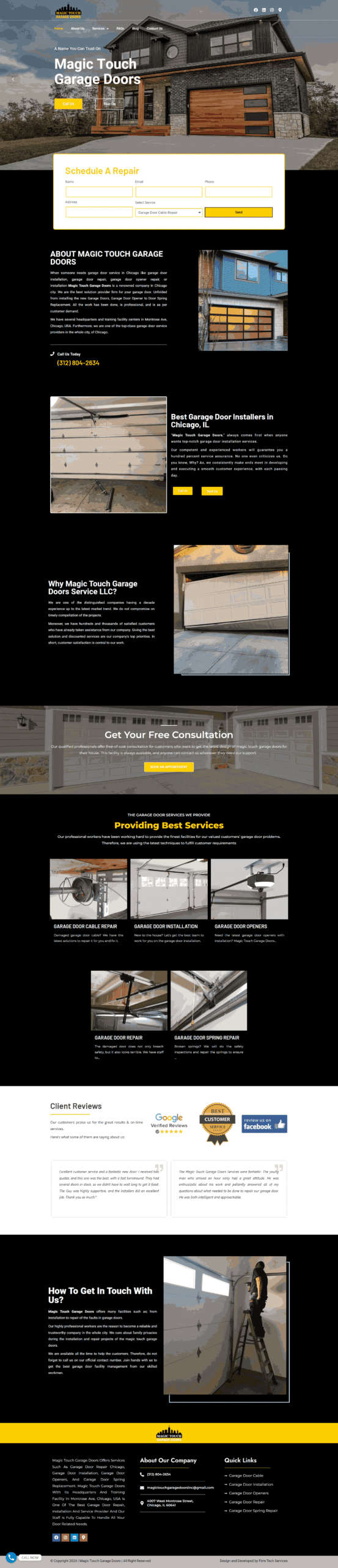 Magic Touch Garage Doors