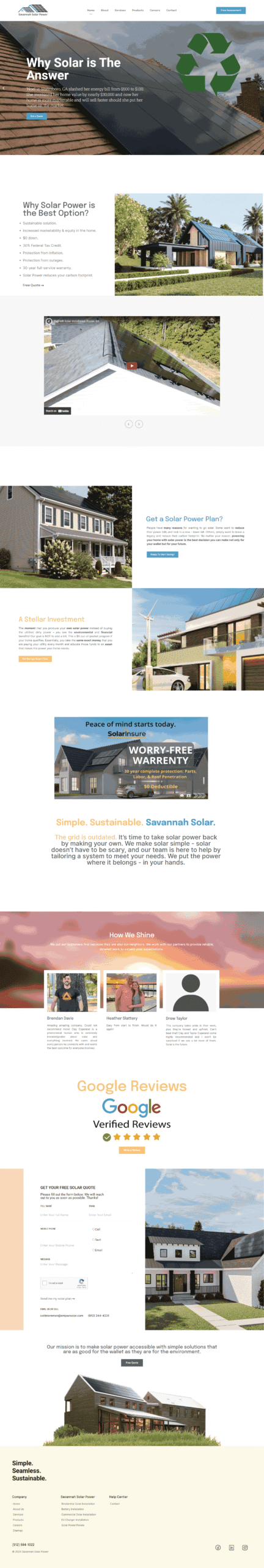 Savannah Solar Power