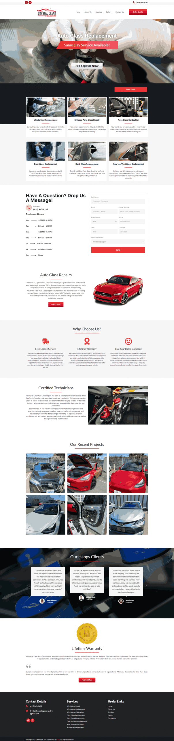 Crystal Clear Auto Glass Repair