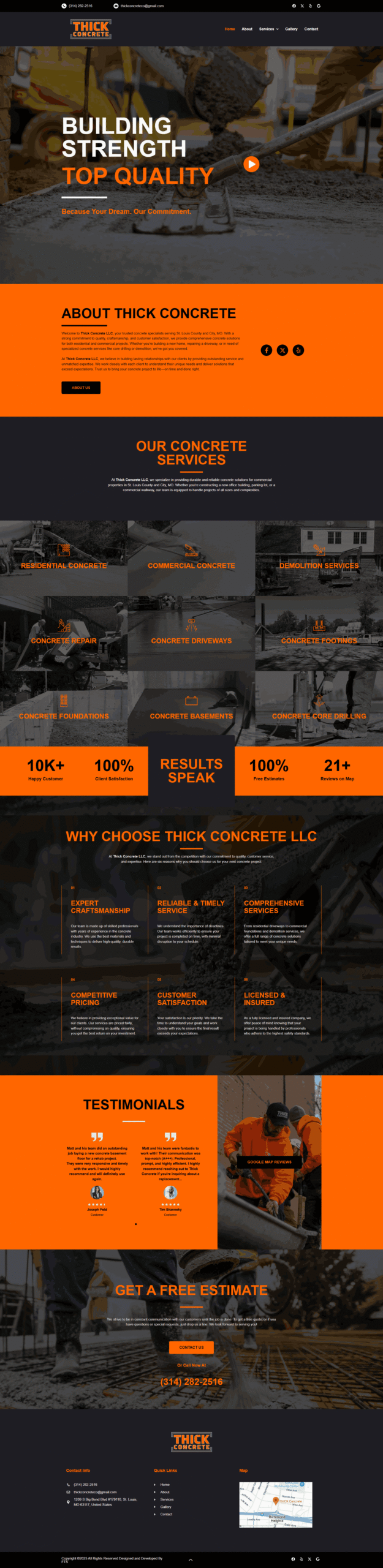 Thick Concrete